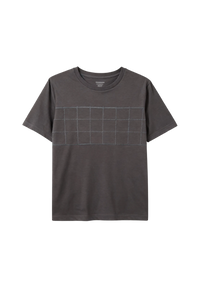 The Charcoal Grid Tee