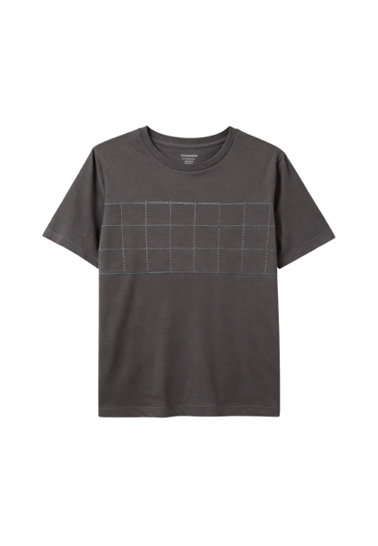 The Charcoal Grid Tee
